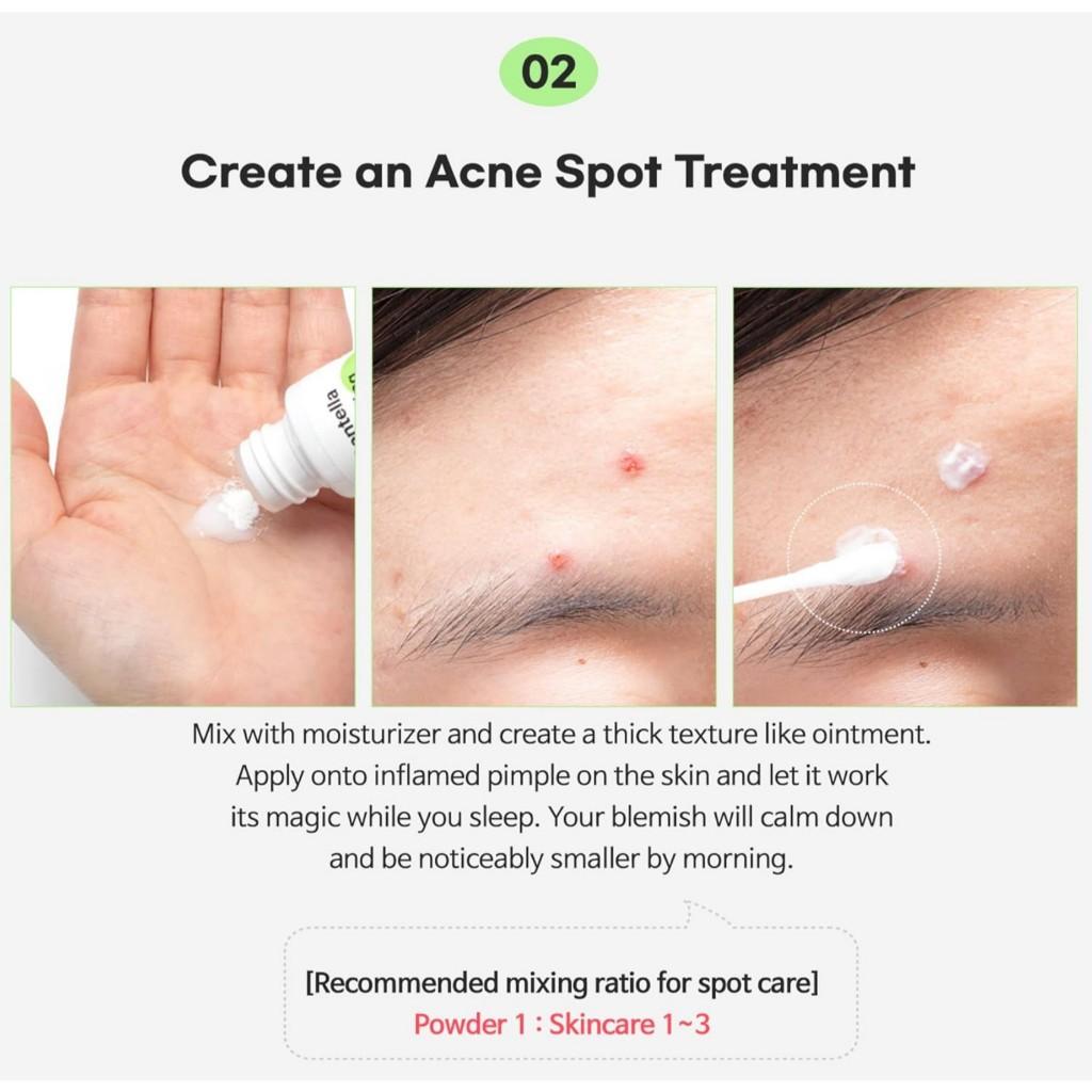 TIAM Centella Blending Powder, 10g | CICA Powder, Sebum Control, reduce acne marks, Asiaticoside, Madecassic Acid, Asiatic Acid