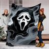 1pc Ghostface Outdoor Soft Blanket Ultra Plush, Warm, Versatile, and Easy Care for Camping, and