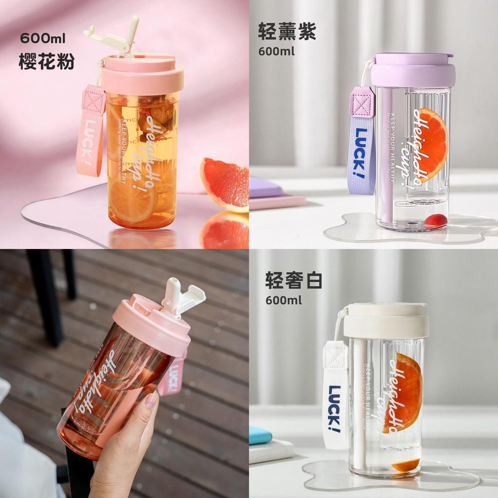 Summer Flower Tea Cup With Straw And Large Capacity For Office And Home Use