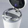 Tsuchiya Yac Car x x 8 cm Ashtray/Tumbler, Ash, White, 18.11 12.19 (PZ-627)