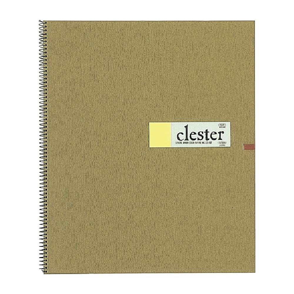 

Holbein Crestar Watercolor Paper Medium 210g F6 Size Spring Binding 20 Sheets 270143 CS-F6 білий
