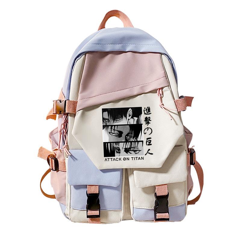 Angriff auf den Riesen Peripheren Bedruckten Rucksack Tagesfreizeit Studenten Schultasche