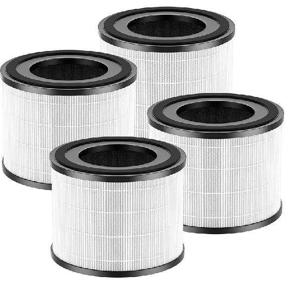 AP-S0610L Replacement Filter Compatible with MOOKA AP-S0610L Air Puri-fier, H13 True HEPA Filter, 3-Stage Filtration System, 2 Pack