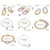 Elegant Stainless Steel Texture Jewelry Set with Round Stripes Designs Includes Necklace Earrings and Bracelet