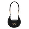 Indentation Simple Casual Retro Solid Color 2025 Spring New Bow Fashion Design Single Shoulder Underarm Small Square Bag