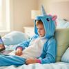 Pyjama Onesie Kigurumi Costume Azure Unicorn Children 105 - 115Cm
