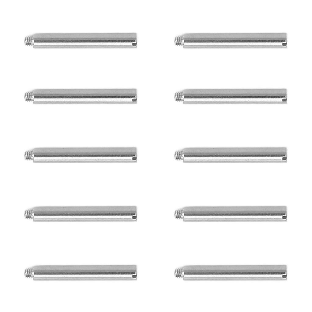 10pcs Watch Band Screw Tube Professional Portable Watch Strap Screw Link Pins Repair Tool Accessories