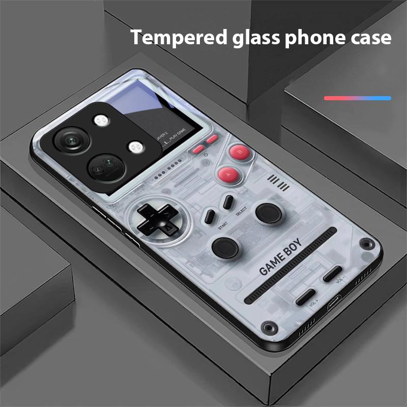 Konsola do gier Dla OnePlus Nord 3 5 6T 7 Pro 8 12 10T Reno8 Lite 5G 10R Nord N30 Twarda powłoka Szkło hartowane Etui na telefon Czarne
