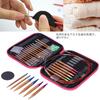 Bamboo and Circular Needle Set for Sweater Knitting, Hand Knitting Tools, Handmade Tools with Storage Bag, for Beginners, Crochet, Yarn Knitting, Swea
