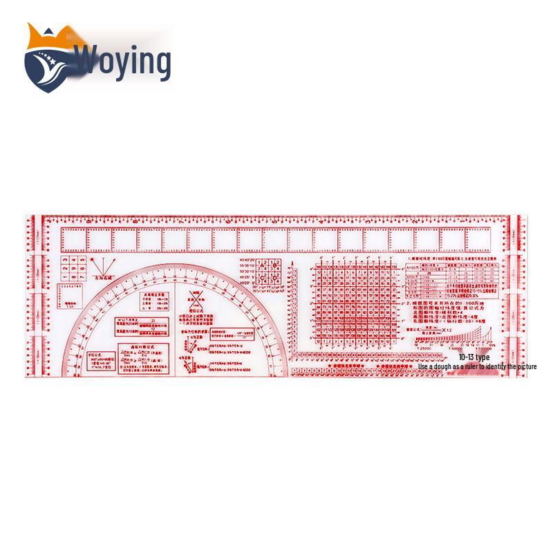 Woying TQ-13 Extended Multi-function Map Reading Ruler