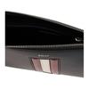 Bally Pochette in Pelle con Stampa Logo Pochette da Uomo Nera 6308543