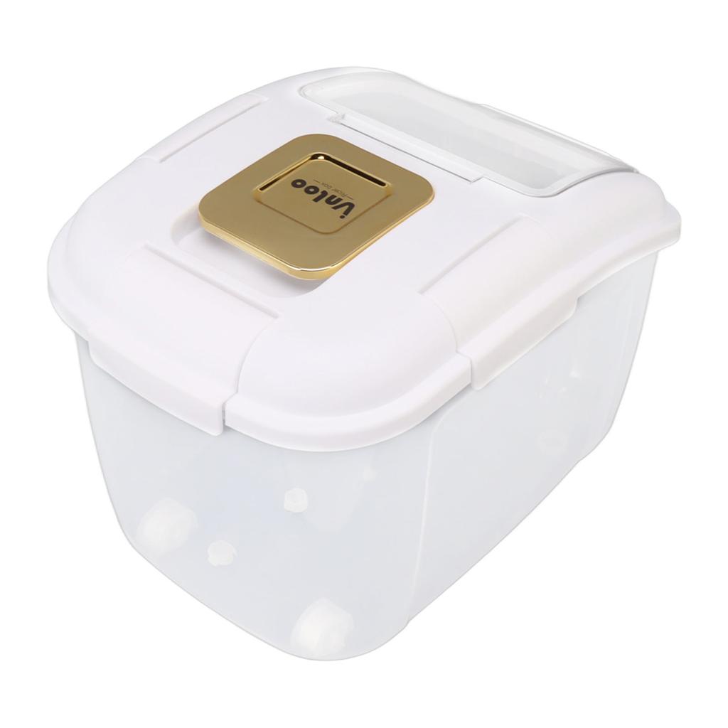 Rice Storage Box with Clear Cover Insect Proof Large Capacity Perfect Sealing Food Storage Container for Home