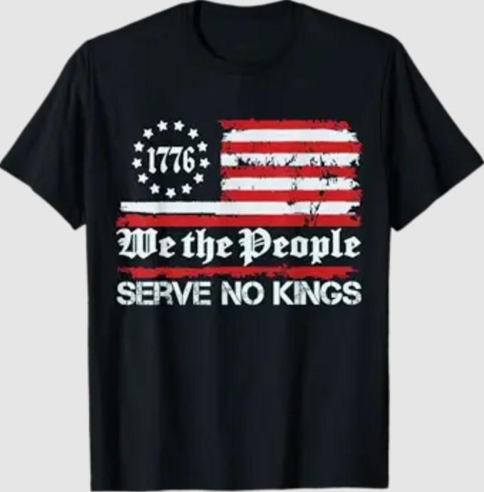 We The People Serve No Kings Shirt T-Shirt2 Unisex T-Shirt XXXXL