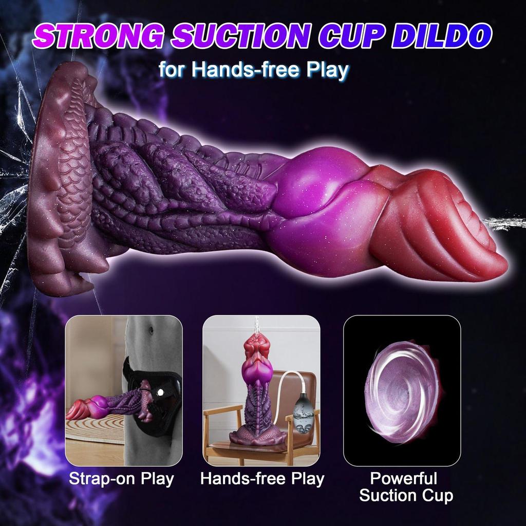 Uniquely shaped phalluses, animal-style phalluses, squirting anal plugs, BDSM masturbation toys.