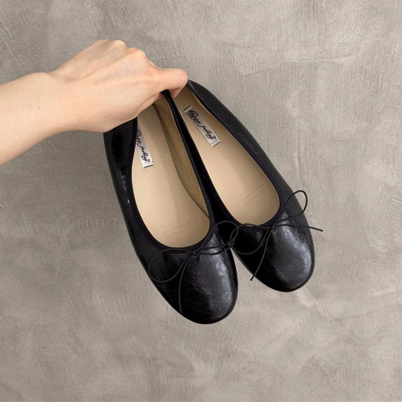 

Мода Мода Туфли-балетки женские слипоны Повседневная женская мягкая обувь Неглубокие женские балетки Танцевальная обувь 2025 Новинка 35 чёрный