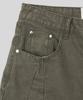 LXT Cotton Curved Washed Wide Pants [Khaki]
