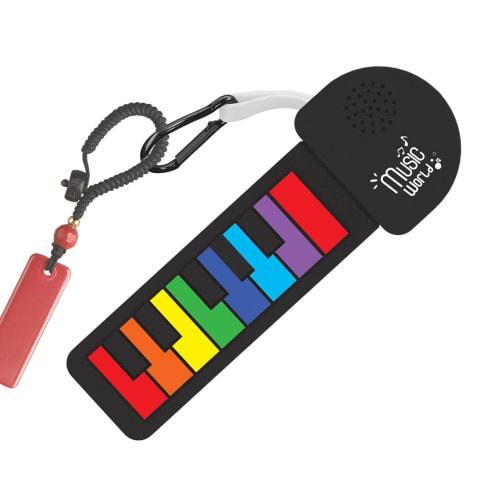 M-i-ni Electronic Piano, Roll-Up Piano Keyboard, Beginner's Musical Instrument, 21.7x13.2x2cm Portable and Lightweight Design Silicone Folding Foldabl