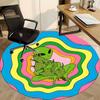 1PC Alien Print Chair Carpet for Office, Indoor Non-Slip Washable Carpet, Soft Comfortable Mat For Office Room Yy250930219