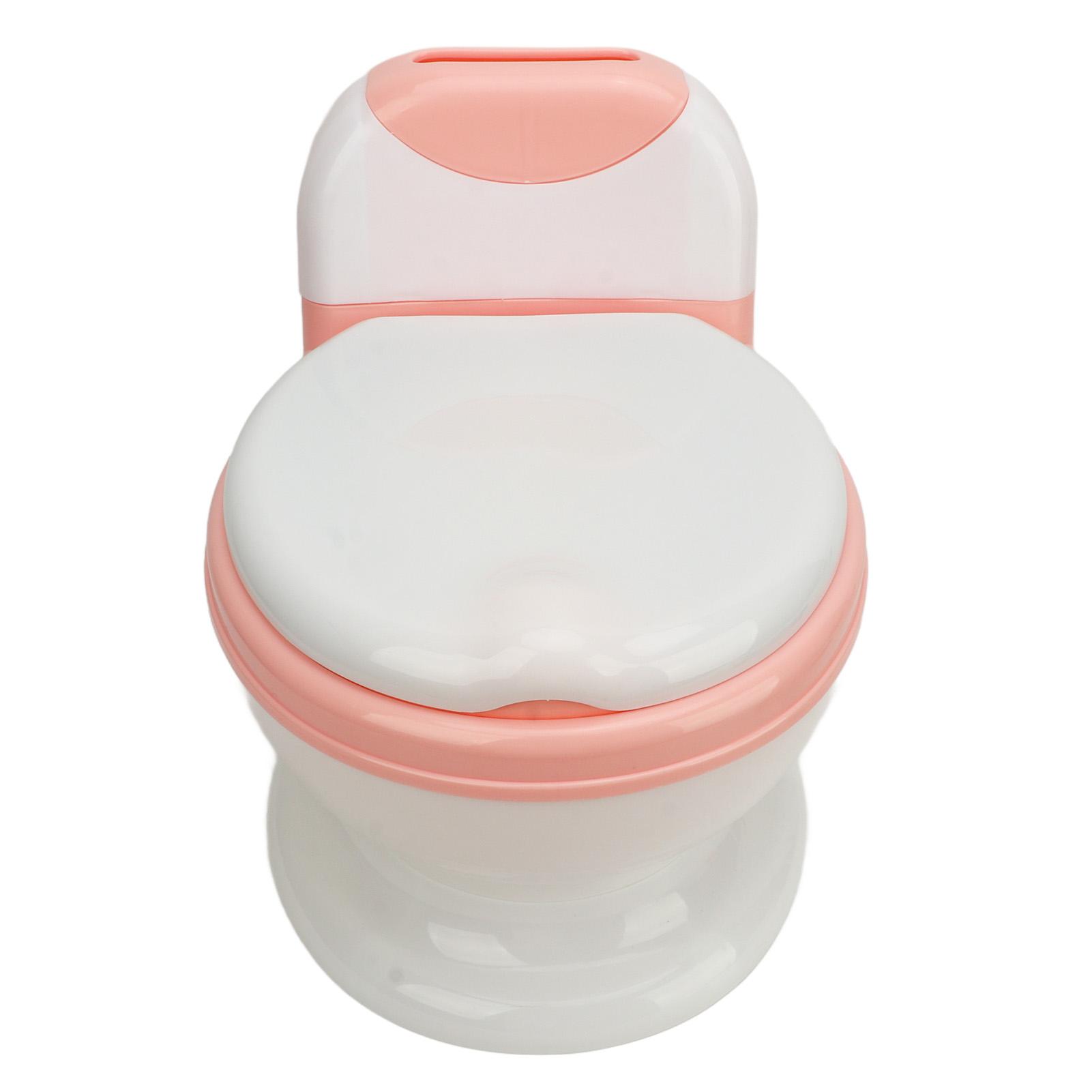 

Toddler Transition Potty Trainer Detachable Cleansing Prevent Slip Soft PU Cushion Potty Training Toilet