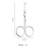 Eyebrow Scissor Eyelash Trimmer Nails Eyebrow Nose Hair Eyelash Cuticle Trimmer Manicure Scissor Stainless Makeup Beauty Scissor