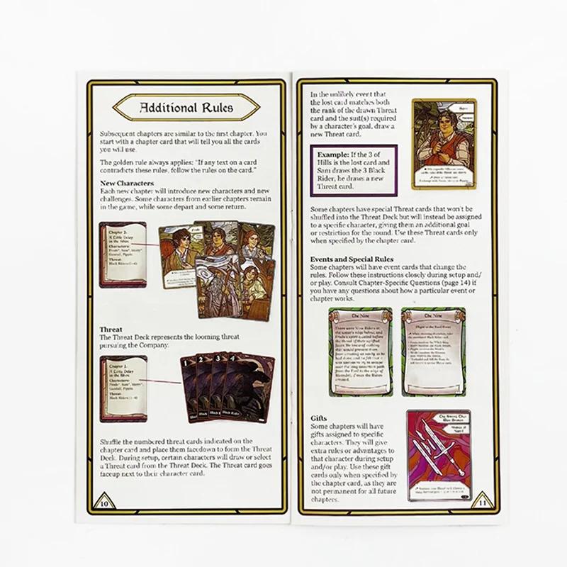 The Lord of The Rings The Fellowship of The Ring Trick-Taking Game Bilingual Board Game Cooperative Strategy Card Game Adventure