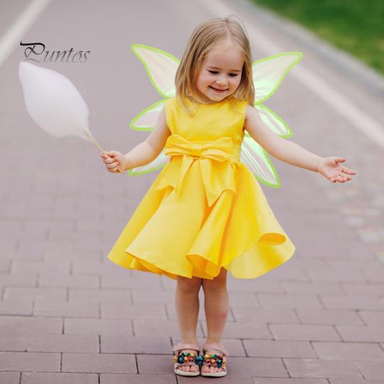 1 sett Fairy Wings Fargerikt garn Vakre alveprinsessevinger med stjernepinne til julefotograferingsfester Rekvisitter