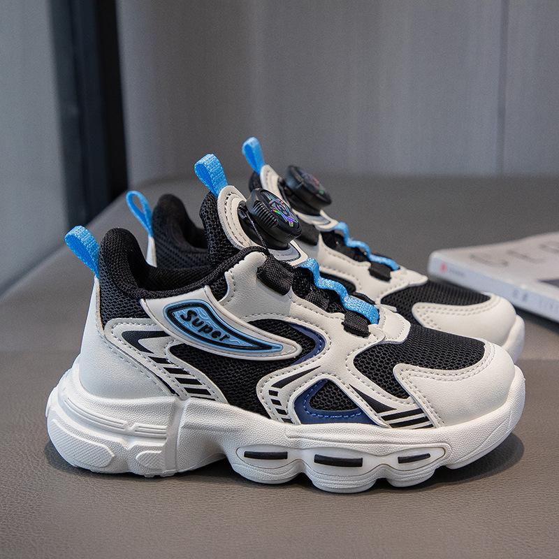 

Children s Spring Mesh Breathable Casual Sports Shoes 26 чёрный