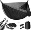 Camping Hammock Mosquito Net, Double/Single Portable Hammocks with 2 Tree Straps, Hammock Tent for Travel Camping Outdoor Hiking