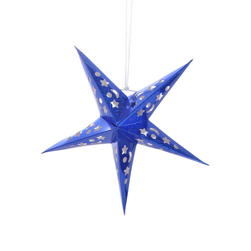 Multi Colors Paper Lantern Home Garden Pendant DIY Christmas Decoration Ornaments Hanging Lights Decoration Stars Lampshade