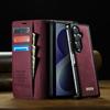 Custodia a Flip in Pelle per Samsung Galaxy Z Fold 8 Ultra Cover per Telefono con Supporto Slot per Carte e Contanti Custodia Bumper(Forte Magnete Posteriore)