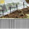 10/50pcs Plastic Lawn Stakes Garden Netting Ground Stake Paver Edging Weed Barriers Grass Stone Partition Nails Plant Support