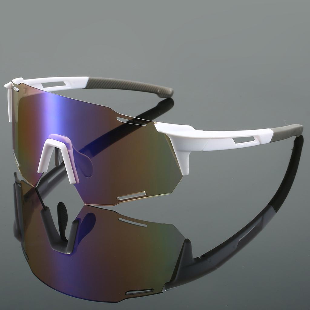 KAMMPT Rimless Photochromic Sports Goggle Men New Punk Outdoor Cycling Sunglasses Oversize Windproof Anti-UV Shades for Driving