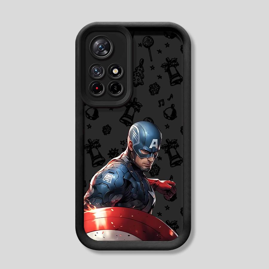 Marvel Deadpool Captain America Hülle für Xiaomi Redmi Note 13 14 Pro Plus 12s 11s 10 11 12 Pro Weiche Hülle