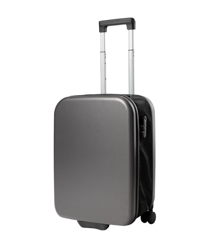 UNKNOWN 45L Foldable Suitcase for Slim Quiet Double Dial Simple Hard Perfect for Business Gray & Co. Carry-on 3-Day/2-Night Trips, Design, Operation,