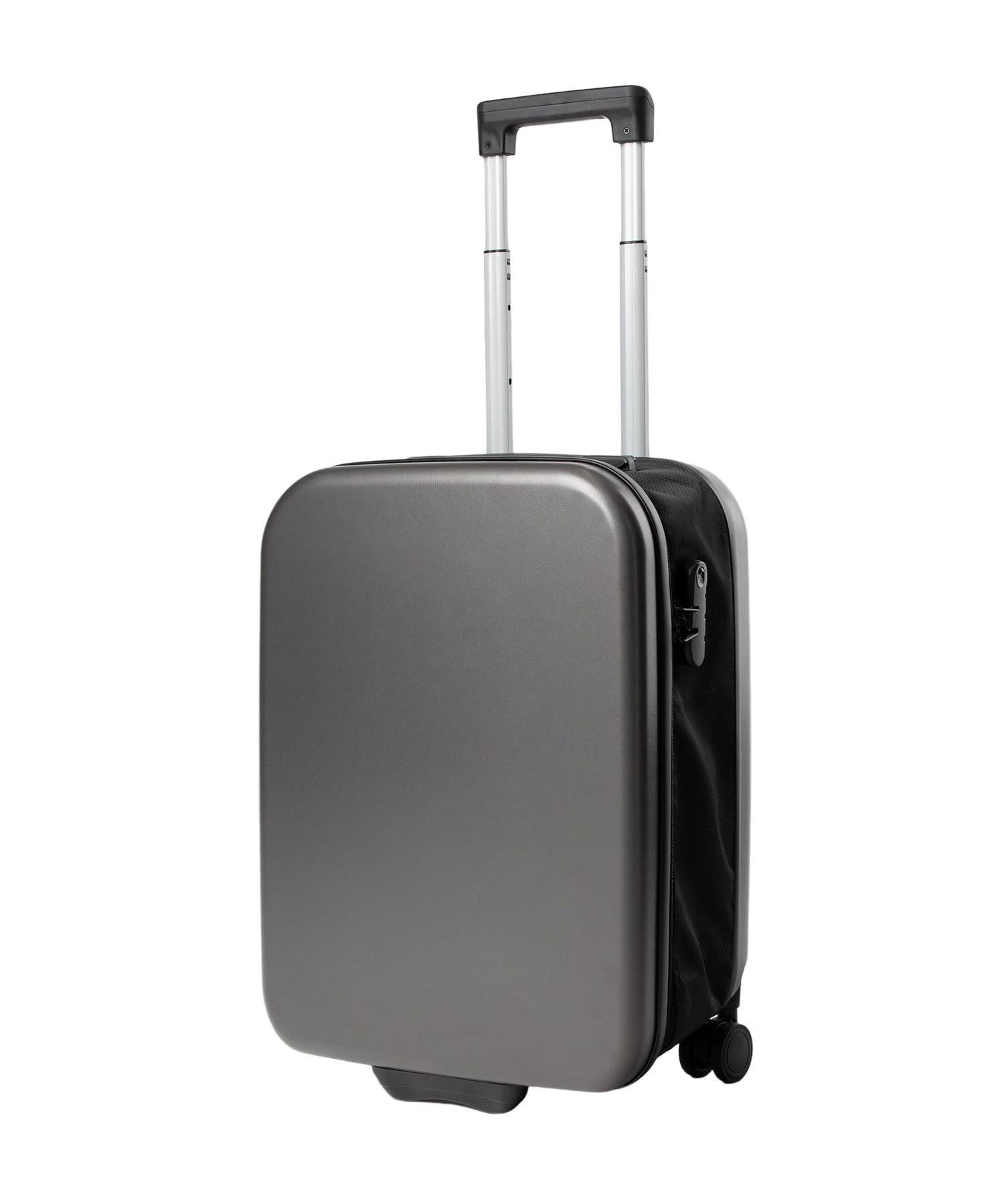 

НЕИЗВЕСТНЫЙ 45л Складной чемодан для тонкого тихого двойного циферблата Простой Жесткий Идеально подходит для бизнеса Серый и Ко. Ручная кладь для поездок на 3 дня/2 ночи, Дизайн, Эксплуатация, серый