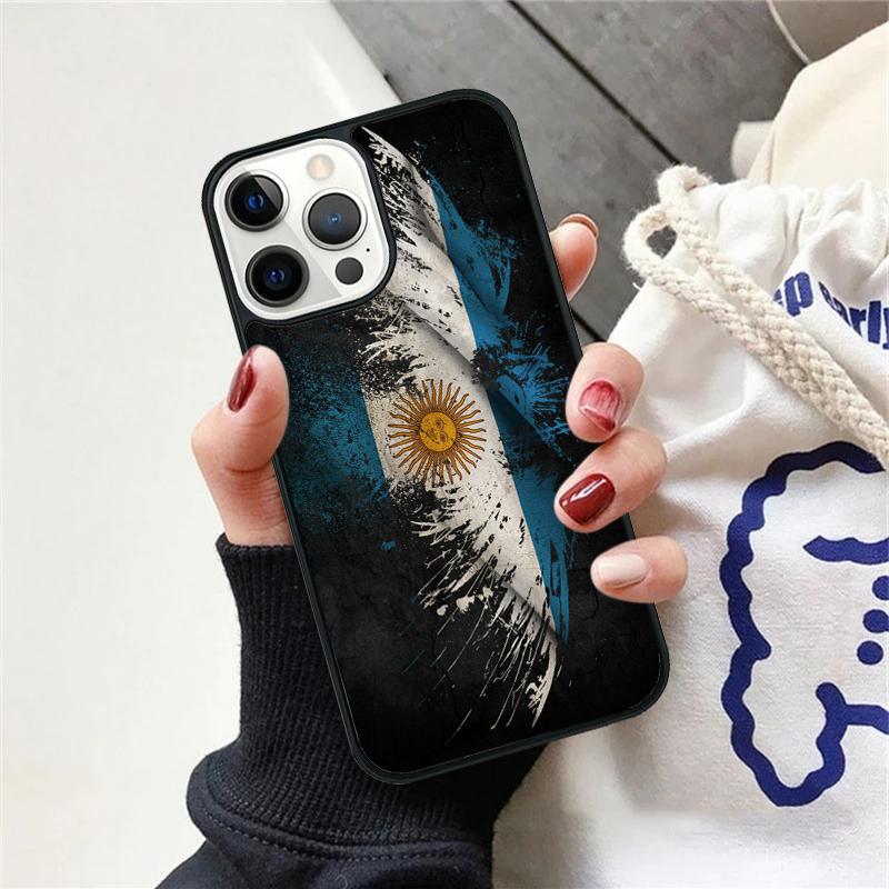 Argentine National Flag Phone Case For iPhone 17 Air 15 16 Cover 11 13 14 Pro Max 12 Plus Max Fundas