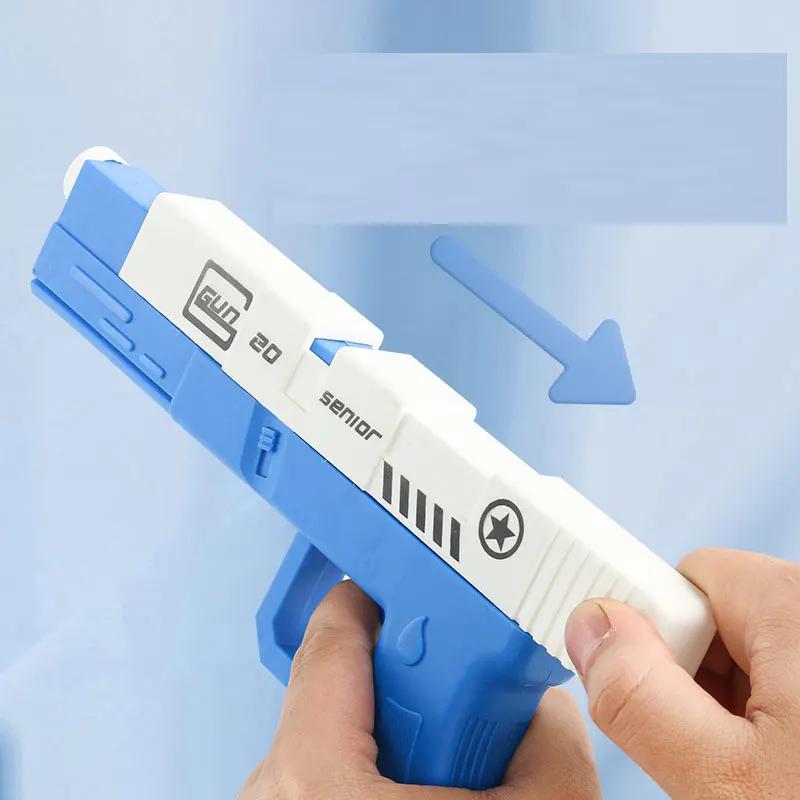 Soft Bullet Toy Gun Blaster Manual Air Gun Toy Pistol Launcher For Kids Children Outdoor Games Boys Birthday Gifts