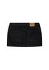 Too Much Tax Denim Mini Skirt (Black)