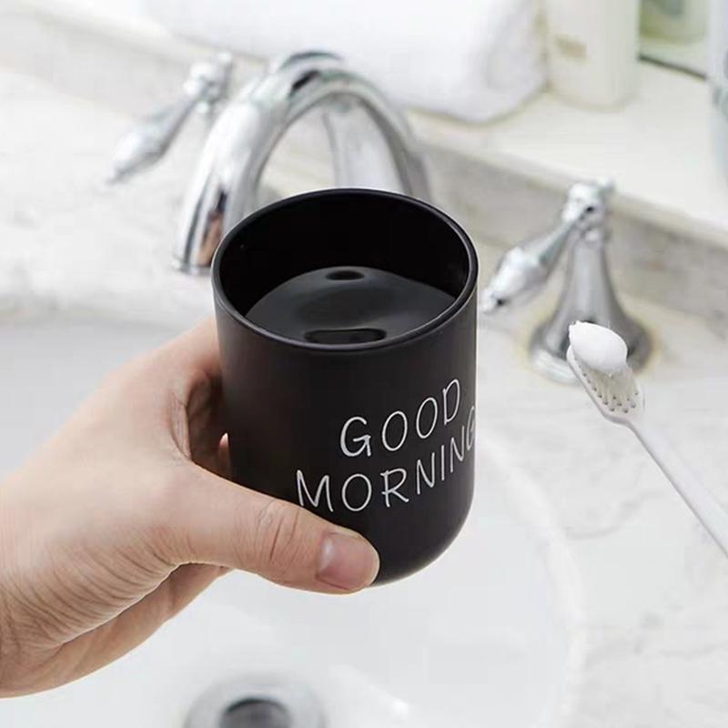 1Pc Portable Creative Washing Mouth Cups Plastic Home El Toothbrush Bathroom