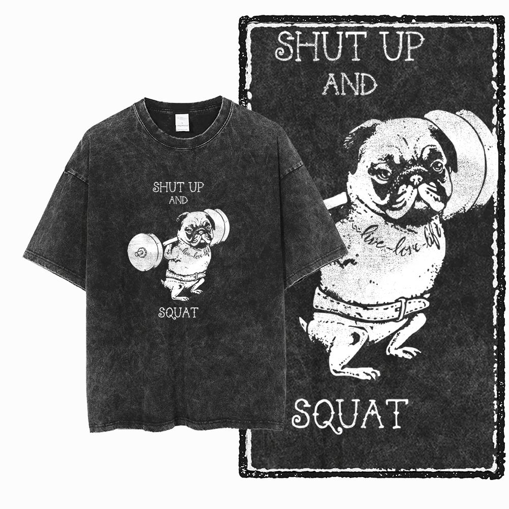 YG BODY BUILDING  Printed Cotton Acid Washed Graphic Unisex T Shirt Cool CROSSFIT Streetwear Men Tshirts Big Size Tee for men