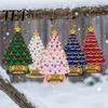 Flat Acrylic Ornaments 5 Pcs 2D 250 Anniversary USA Christmas Tree Ornament, Year Festive Room Decor of America 1776-2026 Patriotic Hanging Decoration