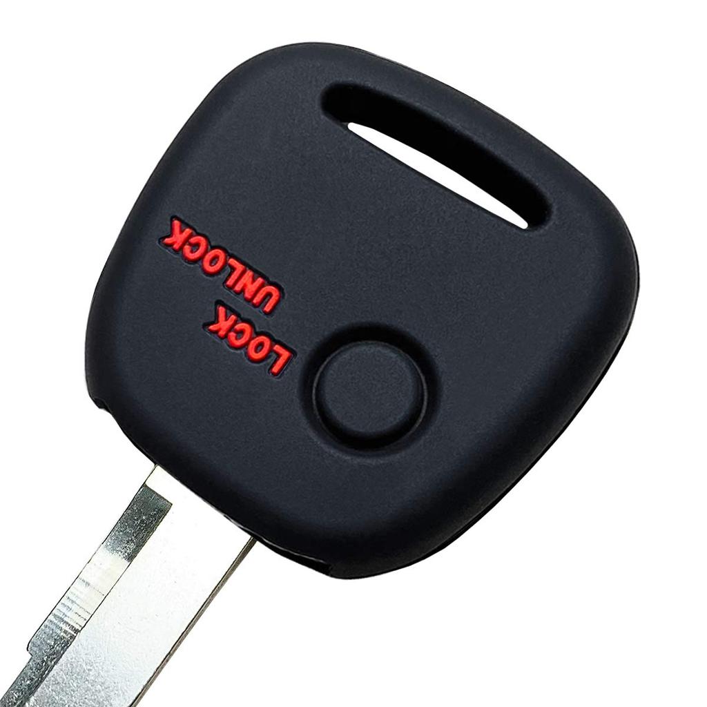 IKT Keyless Entry Silicone for and Mazda Vehicles MR AZ for a Perfect Smooth and Mazda Cover, 1-Button, Black/Red, Suzuki, Nissan, (Wagon R, Hustler,