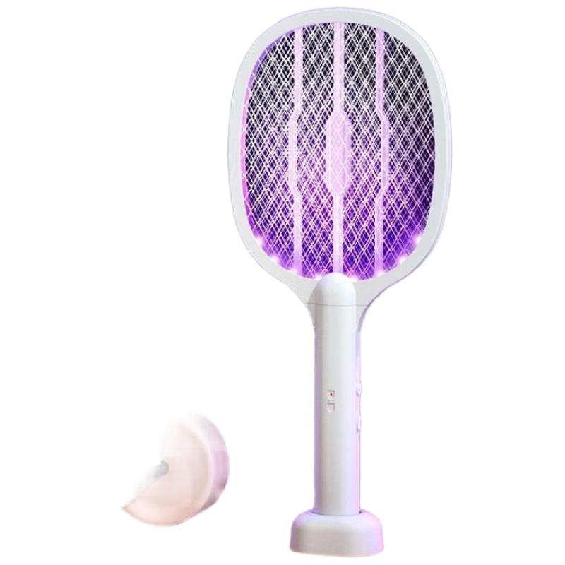 HANDUNYOU Foldable Electric Mosquito Swatter with Lure Lamp