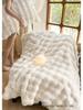 Tuscany Faux Rex Rabbit Bubble Fleece A-Class Double-Sided Office Nap Blanket