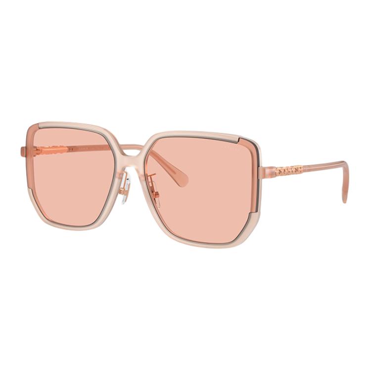 Coach Logo Lens Acetate Frame Irregular Sunglasses Women sunglasses 0HC8401D58098464 64