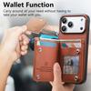 Wrist Strap Flip RFID Wallet with Card Holder Phone Case for IPhone Air 17 16E 16 Plus 15 14 13 12 11 Pro Max Leather Cover