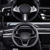 Environmentally Friendly ABS Base Automobile Steering Wheel Cover Odorless High Strength Impact