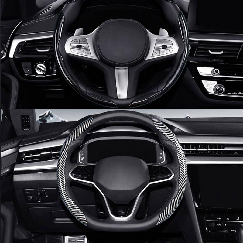 Environmentally Friendly ABS Base Automobile Steering Wheel Cover Odorless High Strength Impact