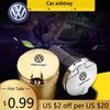 For VW Volkswagen Jetta MK5 Golf Car Ashtray with LED Light Portable Smokeless Cup Holder For Volkswagen VW Jetta Polo T5 T4 Gol