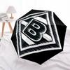 Printed Borussia Monchengladbach logo Printed Folding Umbrella,Outdoor,Leisure,And Travel Umbrella,Durable Umbrella Fabric,Birthday And Holiday Gift
